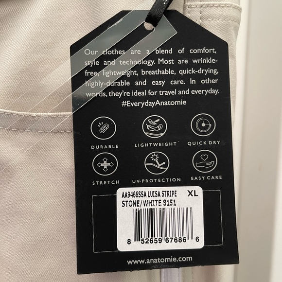 Anatomies Louisa stripe mid weight pant size XL - Picture 4 of 4